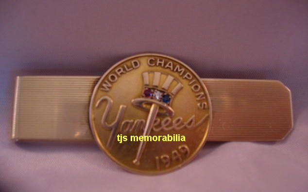 1949 NEW YORK YANKEES WORLD SERIES CHAMPIONSHIP MONEY CLIP