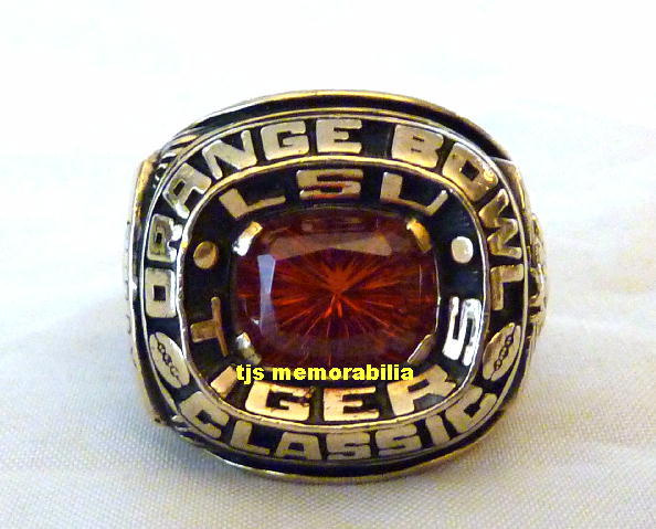 1983 LSU TIGERS ORANGE BOWL CHAMPIONSHIP RING
