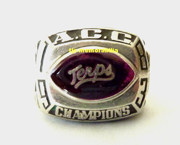 1983 MARYLAND TERPS ACC CHAMPIONSHIP RING