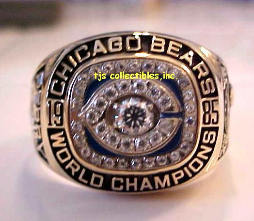 1985 CHICAGO BEARS SB XX CHAMPIONSHIP RING