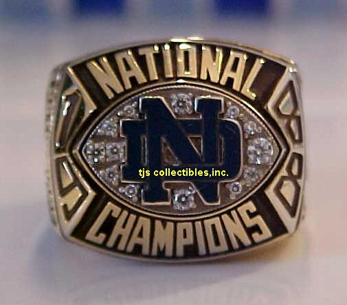 1988 NOTRE DAME NATIONAL CHAMPIONSHIP RING !