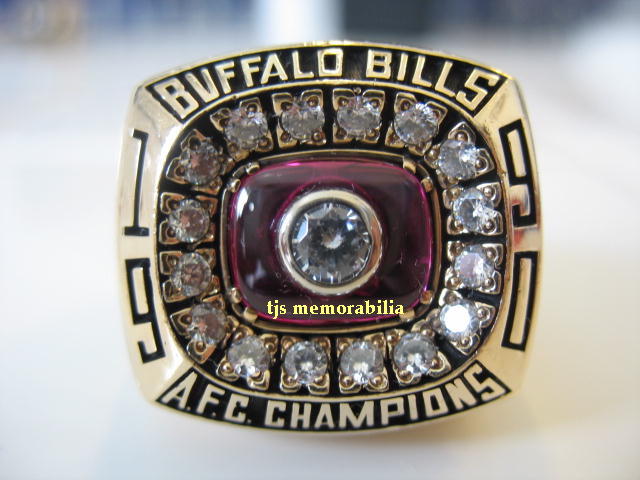 1990 BUFFALO BILLS AFC CHAMPIONSHIP RING