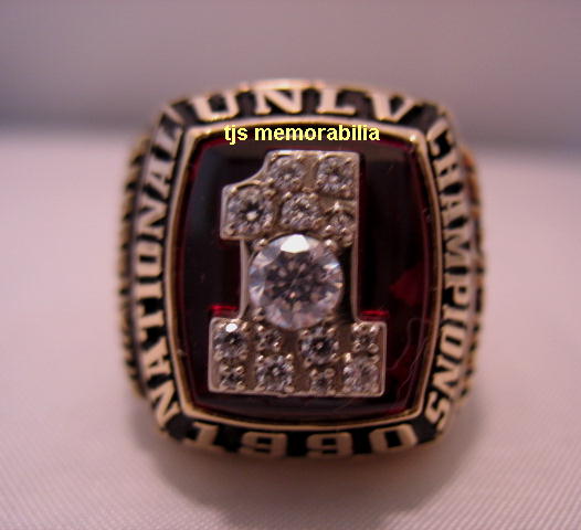 1990 UNLV NCAA NATIONAL CHAMPIONSHIP RING