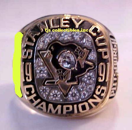 1991 PITTSBURGH PENGUINS STANLEY CUP CHAMPIONSHIP RING