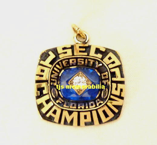 1991 FLORIDA GATORS SEC CHAMPIONSHIP RING TOP / PENDANT