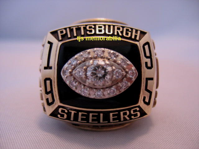 1995 PITTSBURGH STEELERS AFC CHAMPIONSHIP RING
