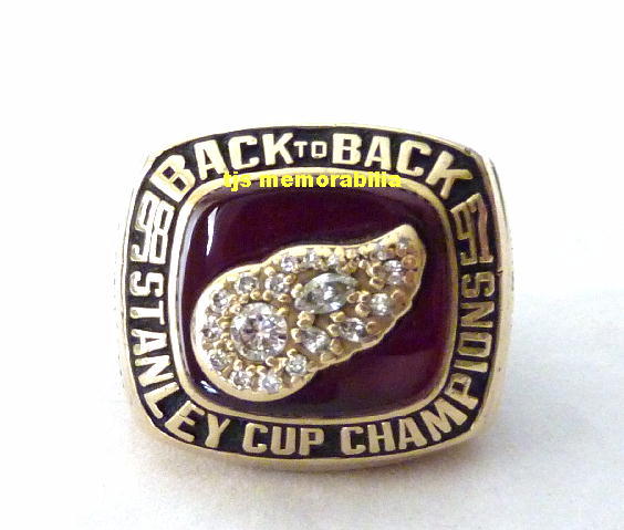 1998 DETROIT RED WINGS BACK TO BACK STANLEY CUP CHAMPIONSHIP RING