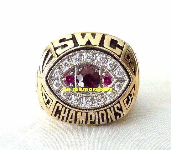 1993 TEXAS A & M  AGGIES SOUTHWESTERN CONFERENCE CHAMPIONSHIP RING
