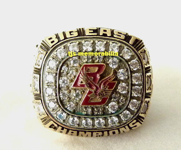 2004 BOSTON COLLEGE EAGLES  BIG EAST CHAMPIONSHIP RING - PLAYER