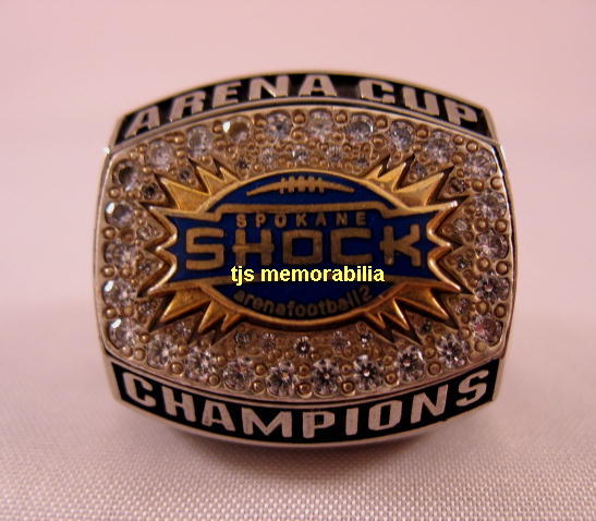 2006 SPOKANE SHOCK ARENA BOWL CHAMPIONSHIP RING