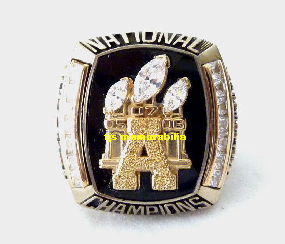2007 APPALACHIAN STATE MOUNTAINEERS NATIONAL CHAMPIONSHIP RING 