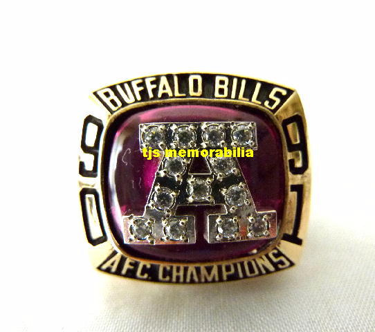 1991 BUFFALO BILLS AFC CHAMPIONSHIP RING