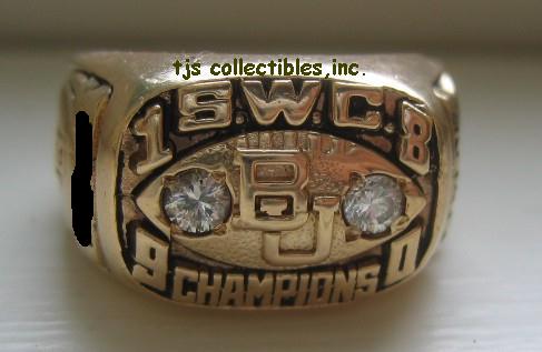 1980 BAYLOR UNIVERSITY SOUTH WEST CONFERENCE CHAMPIONSHIP RING