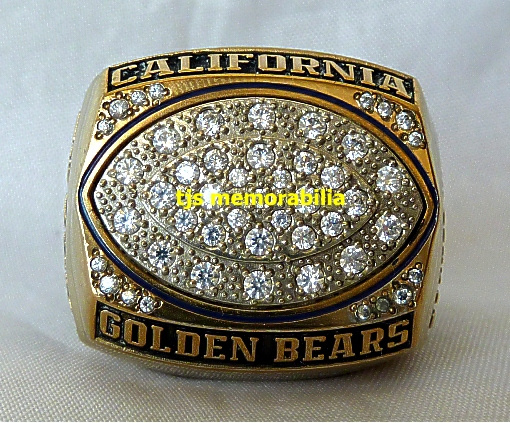 2004 CALIFORNIA GOLDEN BEARS HOLIDAY BOWL CHAMPIONSHIP RING
