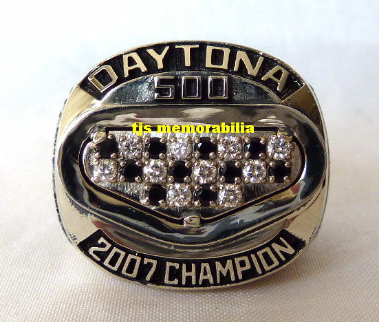 2007 DAYTONA 500 CHAMPIONSHIP RING ! WHITE GOLD