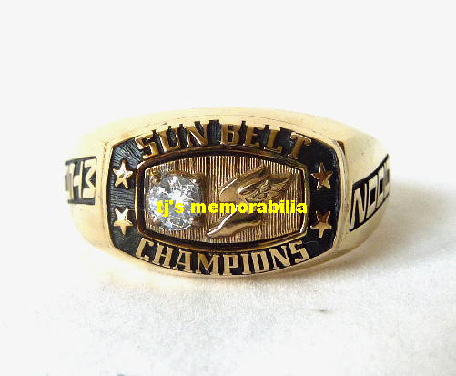 2006 MIDDLE TENNESSEE STATE UNIVERSITY SUN BELT CONFERENCE CHAMPIONSHIP RING