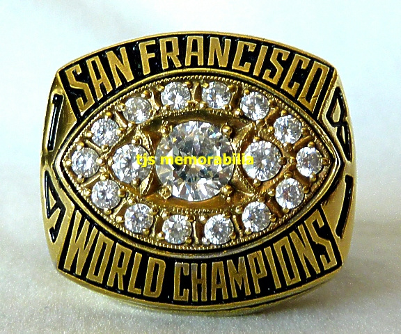 1981 SAN FRANCISCO 49ERS SB XVI CHAMPIONSHIP RING