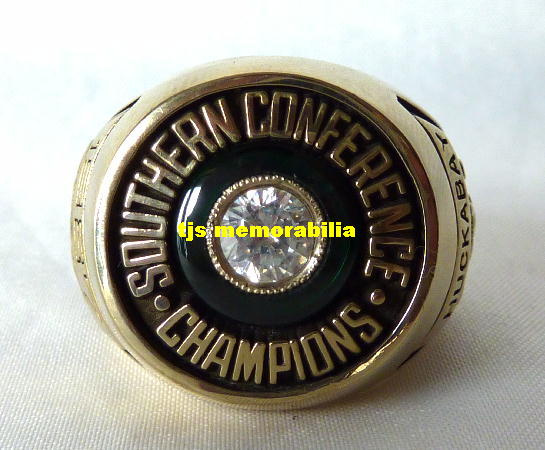 1987 MARSHALL UNIVERSITY THUNDERING HERD SOUTHERN CONFERENCE CHAMPIONSHIP RING