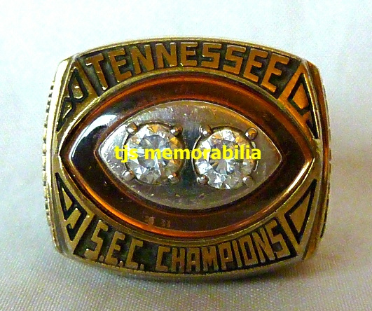 1990 TENNESSEE VOLUNTEERS SEC CHAMPIONSHIP RING