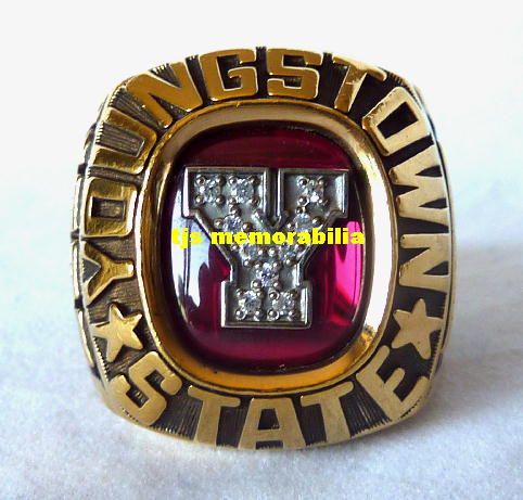 1992 YOUNGSTOWN STATE PENGUINS NATIONAL FINALIST CHAMPIONSHIP RING