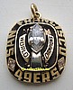 1981 SAN FRANCISCO 49ERS SB XVI CHAMPIONSHIP PENDANT