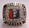 2001 UNIV. OF MIAMI HURRICANES WORLD SERIES CHAMPIONSHIP RING !