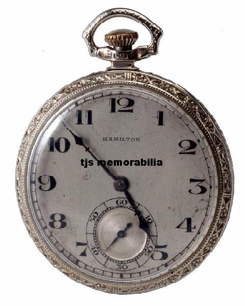 1931 NOTRE DAME FIGHTING IRISH ALL AMERICAN  PLAYERS POCKET WATCH