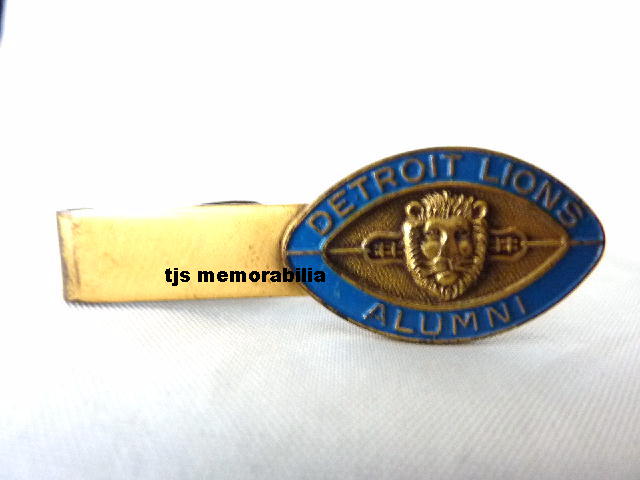 1940 's DETROIT LIONS ALUMNI CHAMPIONSHIP TYPE TIE TAC