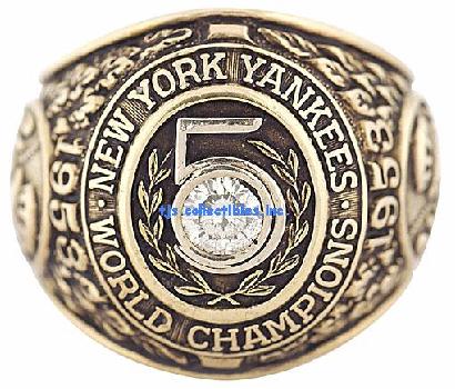 1953 NY YANKEES WORLD SERIES CHAMPIONSHIP RING