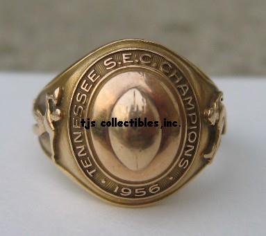 1956 TENNESSE VOLS SEC CHAMPIONSHIP RING !