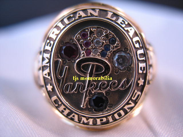 1957 NY YANKEES AL CHAMPIONSHIP RING !