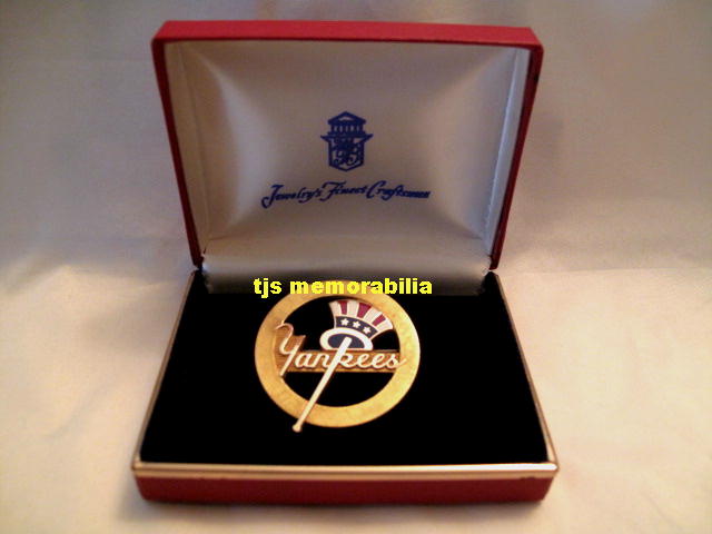 1957 NY YANKEES AL CHAMPIONSHIP PIN From Phil Rizzuto Estate