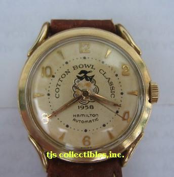 1958 COTTON BOWL CHAMPIONSHIP WATCH