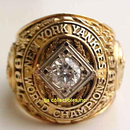 1961 NY YANKEES WORLD SERIES CHAMPIONSHIP RING