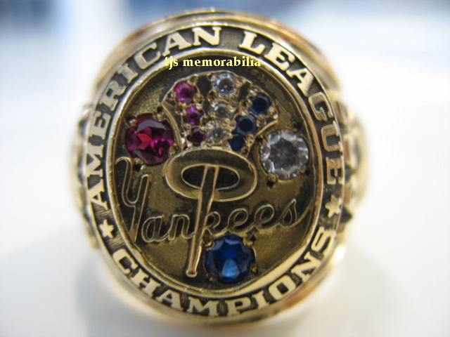 1963 NY YANKEES AL CHAMPIONSHIP RING !