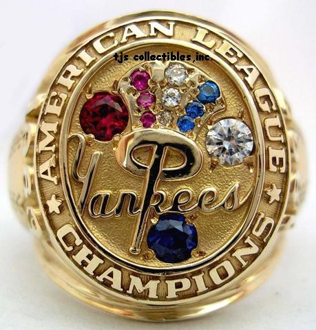 1963 NY YANKEES AL CHAMPIONSHIP RING