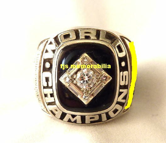 1967 SAINT LOUIS CARDINALS WORLD SERIES CHAMPIONSHIP RING