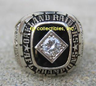 1967 OAKLAND RAIDERS AFL CHAMPIONSHIP RING