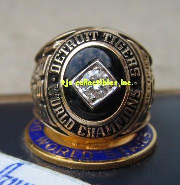 1968 DETROIT TIGERS WS CHAMPIONSHIP RING