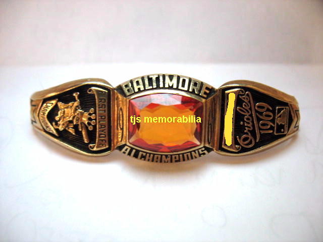 1969 BALTIMORE ORIOLES AL CHAMPIONSHIP RING BRACELET