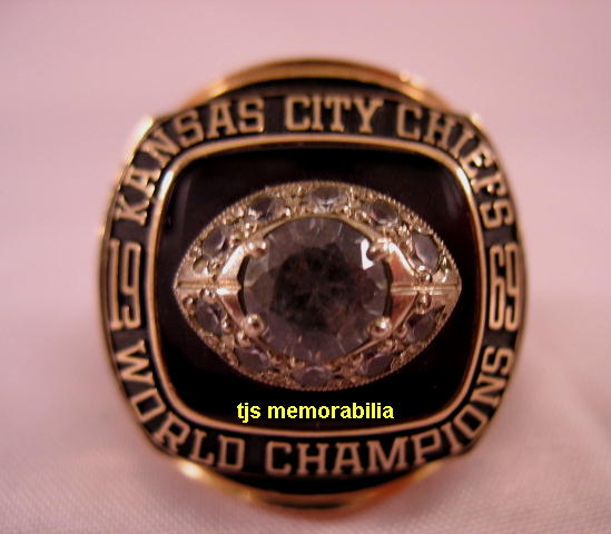 1969 KC CHIEFS SUPER BOWL IV CHAMPIONSHIP RING