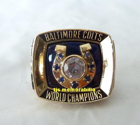 1970 BALTIMORE COLTS SUPER BOWL V CHAMPIONSHIP RING