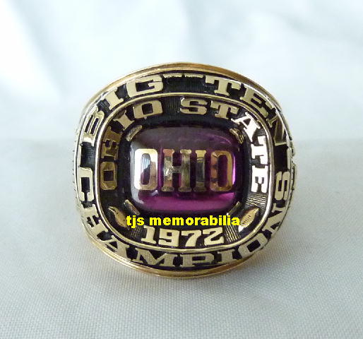 1972 OHIO STATE BUCKEYES BIG TEN CHAMPIONSHIP RING