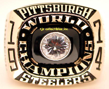 1974 PITTSBURGH STEELERS SB IX CHAMPIONSHIP RING