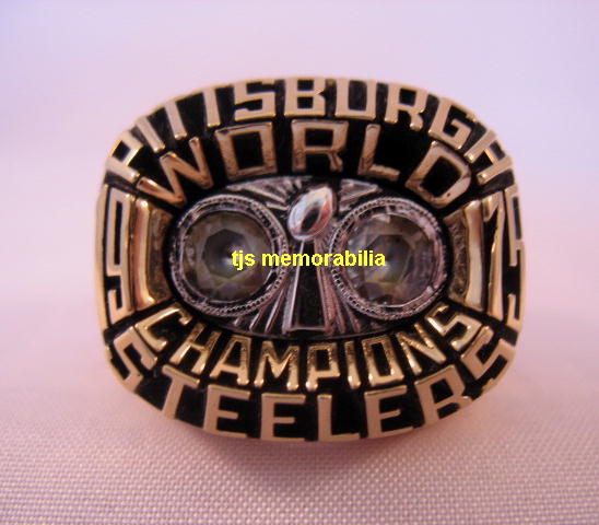 1975 PITTSBURGH STEELERS SB X CHAMPIONSHIP RING