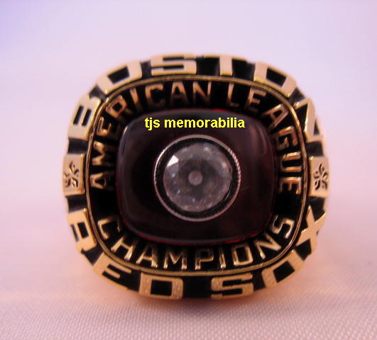 1975 BOSTON RED SOX AL CHAMPIONSHIP RING