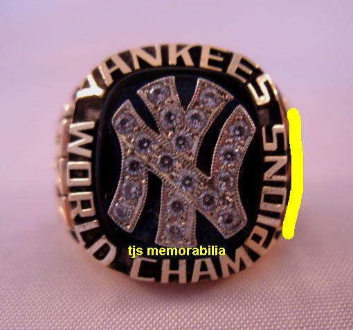 1977 NY YANKEES WORLD SERIES CHAMPIONSHIP RING