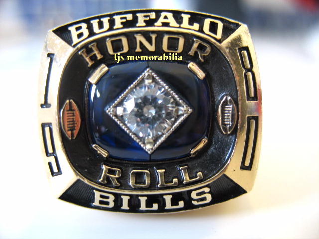 1980 BUFFALO BILLS HONOR ROLL CHAMPIONSHIP STYLE RING