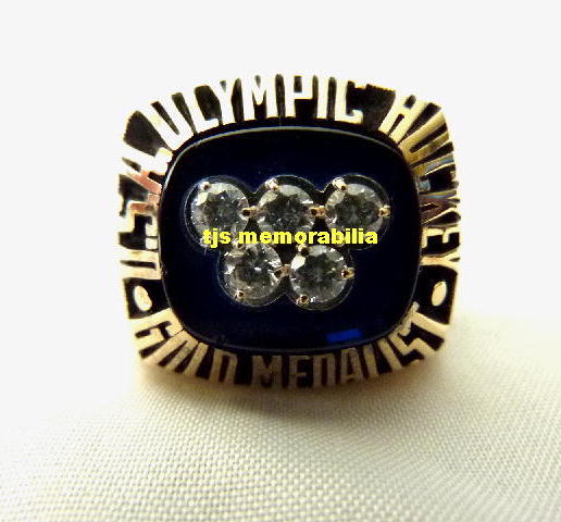 1980 TEAM USA OLYMPIC HOCKEY CHAMPIONSHIP RING