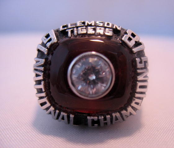 1981 CLEMSON TIGERS NATIONAL CHAMPIONSHIP RING